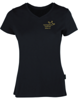 Zellau T-Shirt für Damen mit V- Ausschnitt